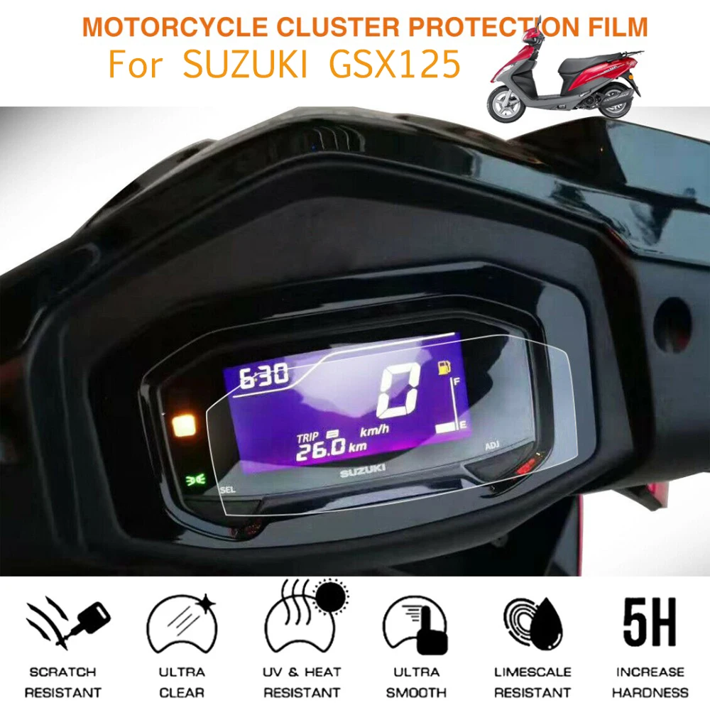 

For Suzuki DL250 GSX250R V-Strom 250 DL V Strom 250 GSX 250 R Motorcycle Speedometer Scratch Screen Protection Instrument Film