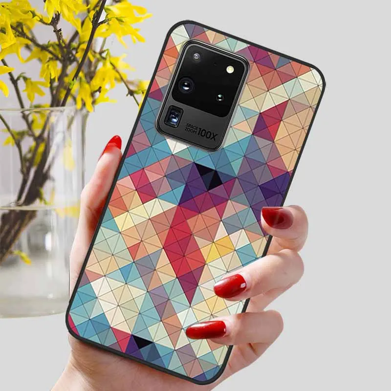 Lovely Soft TPU Silicone Protective Phone Case for Samsung Galaxy S20 Ultra 5G