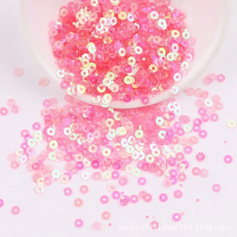 2mm-4mm Flat Round PVC Austria Sequins for DIY Sewing Crafts sequins for crafts