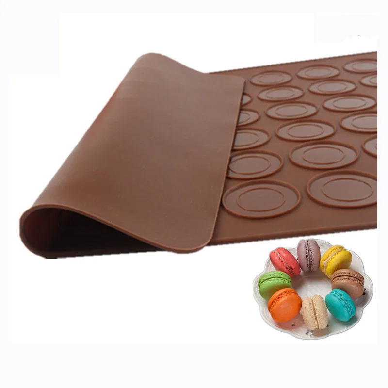 

Non-Stick Silicone Macaron Macaroon Pastry Oven Baking Mould Sheet Mat DIY Mold Useful Tools Cake Bakeware Cake Mold