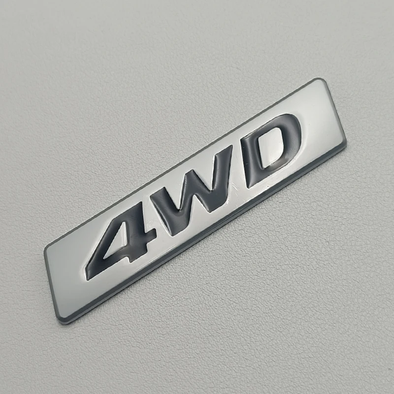 3D Metal 4WD Car Emblem Badge Sticker Accessory