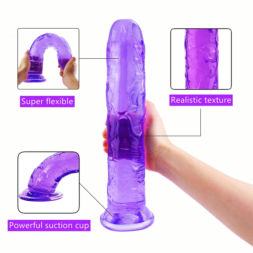 XXL Realistic Dildo with Suction Cup Flexible Huge Fake Penis for Women Body-Safe Big Dick Anal Butt Plug Sex Toy Shop Adult |