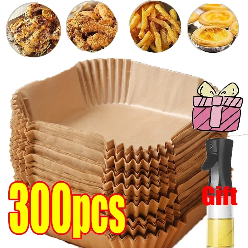 Air Fryer Accessories Flame Molds Anti Fat Paper,Nonstick Parchment