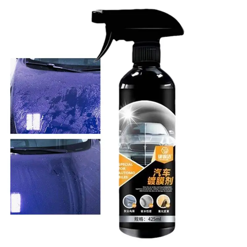 

Ceramic Coating For Cars Polishing Car Shield Coating Spray 425ml Ceramic Coating Fortify Quick Coat Car Polish Spray Waterless