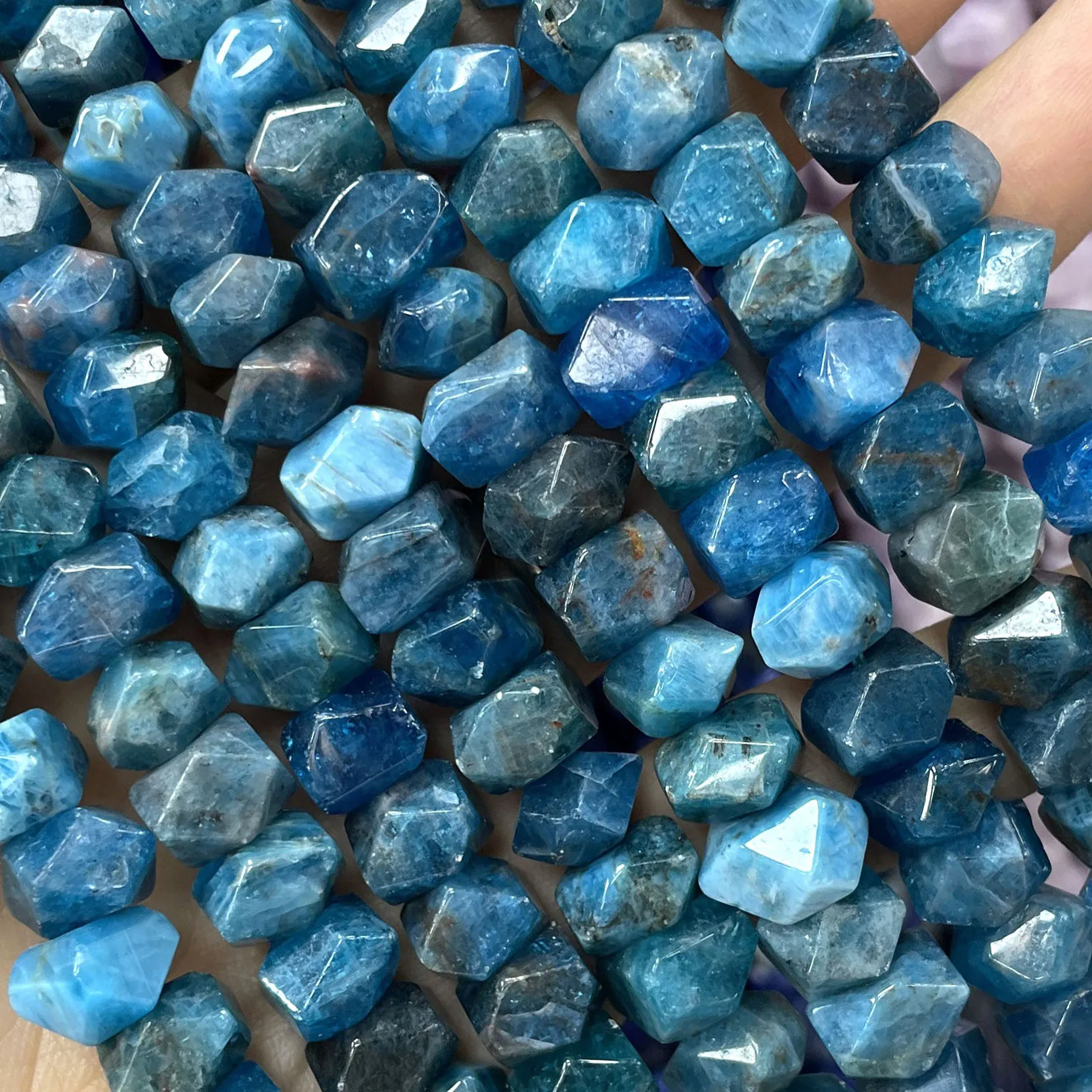 6X11MM Naturstein Unregelmäßige Bunte Kristallquarz-Abstandshalterperlen für Schmuckherstellung DIY Armband Halskette Zubehör – Detail 18