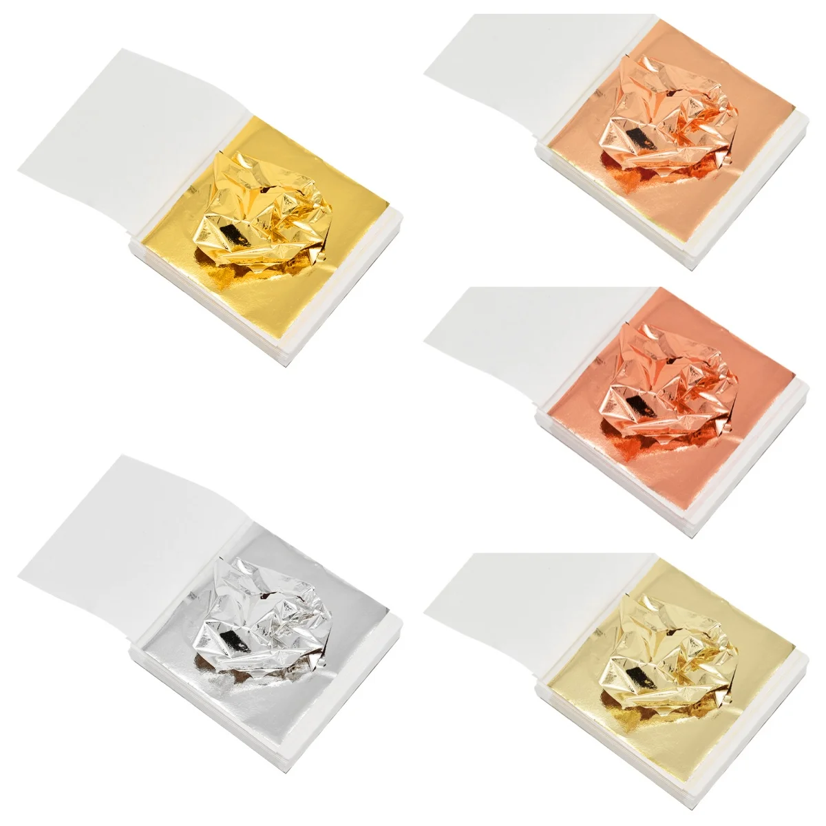 gilding foil gold leaf cake decorations 100sheets gold foil papers gold silver pieces easy break baking supply food decor handmade art painting craft drip glue material