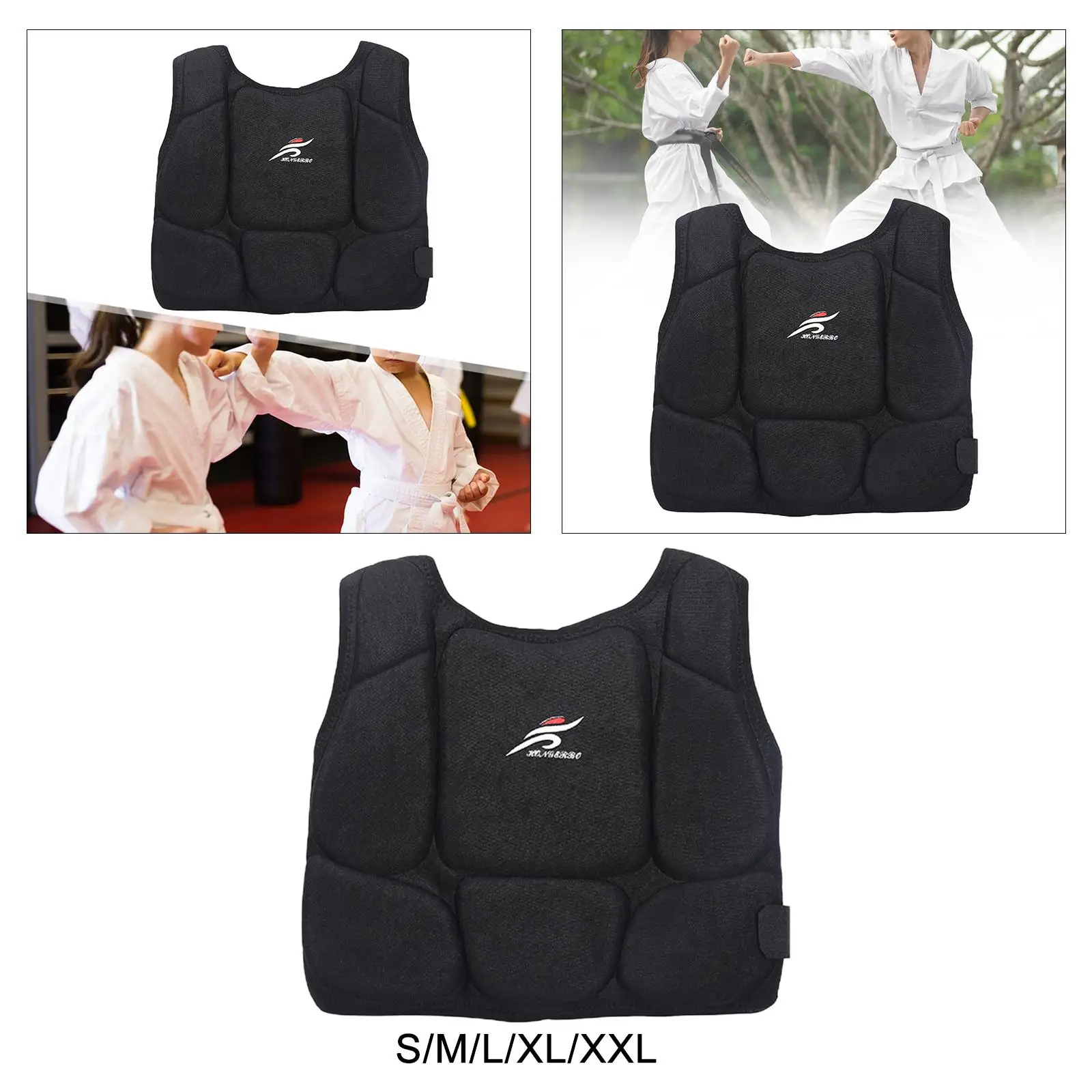 Karate Chest Protector Protection Rib for Volleyball Baseball Boxing boxing punching bag,taekwondo chest protector,boxing bandage winder,karate head guard