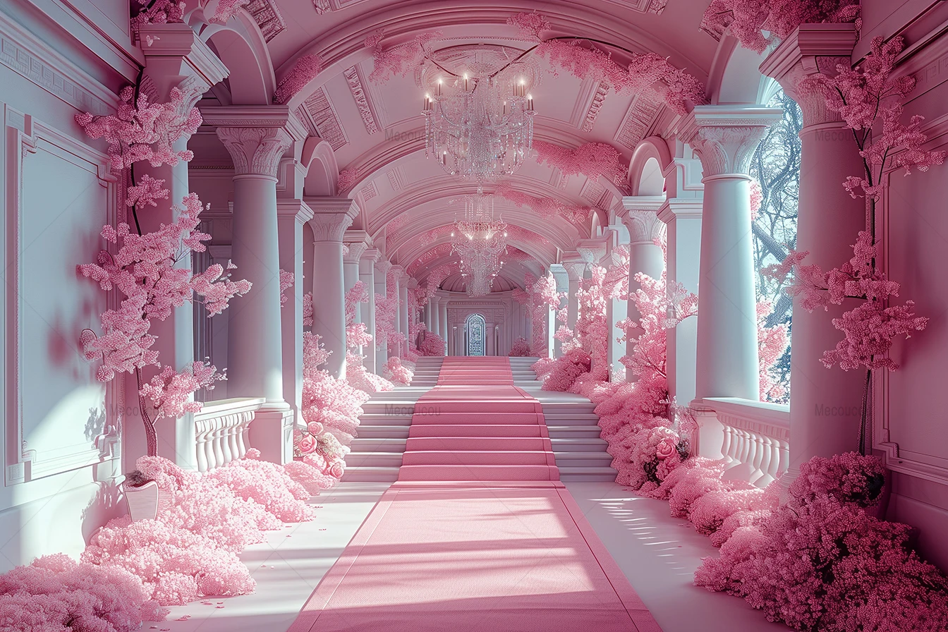 성 궁전 볼룸 배경 사용자 정의 웨딩 사진 배경 벽 장식 사진 배경 사진 스튜디오