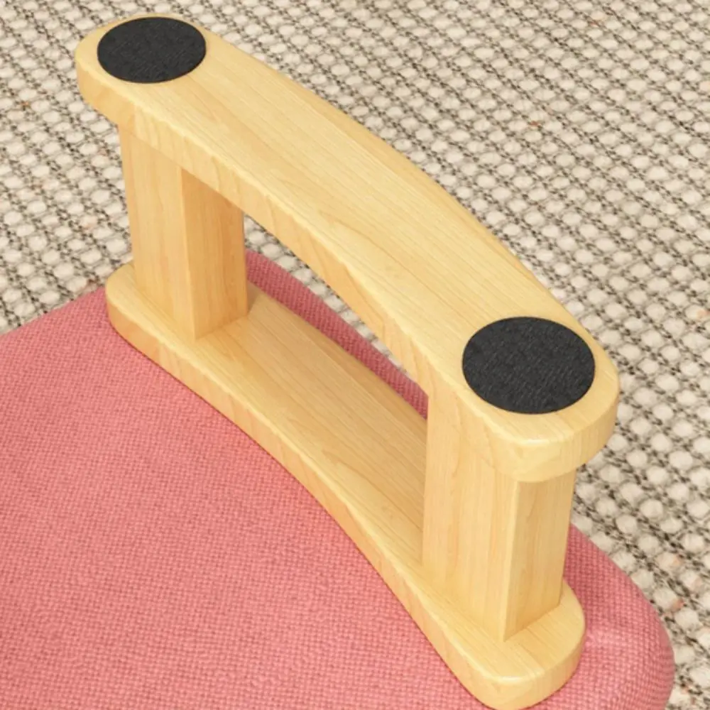 Poggiapiedi in Legno Massello con Cuscinetti Antiscivolo - immagine 3