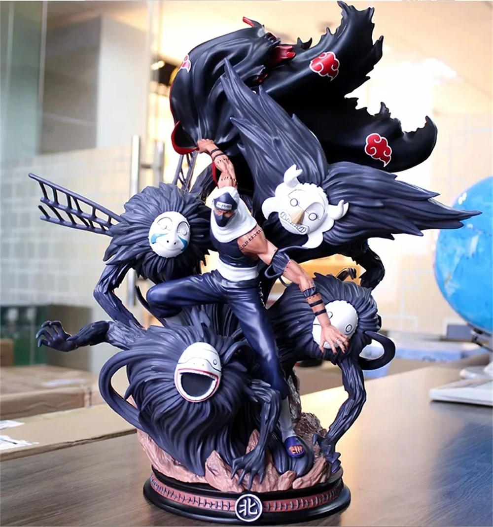 41cm Anime Naruto Shippuden Akatsuki Kakuzu Battle Ver. Gk Pvc Action  Figure Game Statue Collection Model Kids Toys Doll Gifts - Action Figures -  