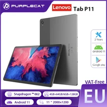 Lenovo Tab P11/Xiaoxin Pad Android 11 Snapdragon 662 Octa Core 6GB RAM 128GB ROM 11 Inch 2K LCD Screen WiFi Version QC3.0 Tablet