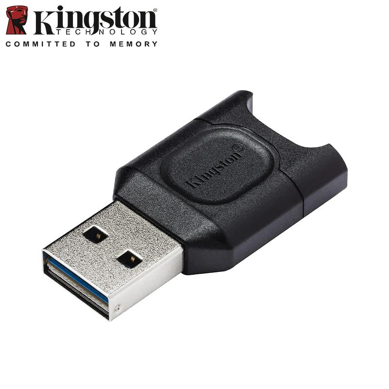 Kingston 마이크로 SD 카드 리더, USB 3.2 Gen 1 UHS-II 마이크로 SD 메모리 카드 리더