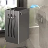 Multifunctional Kitchen Utensil Storage Rack Chopstick Draining Holder Wall-Mounted Freestanding Cutlery Tableware Organizer Box 4