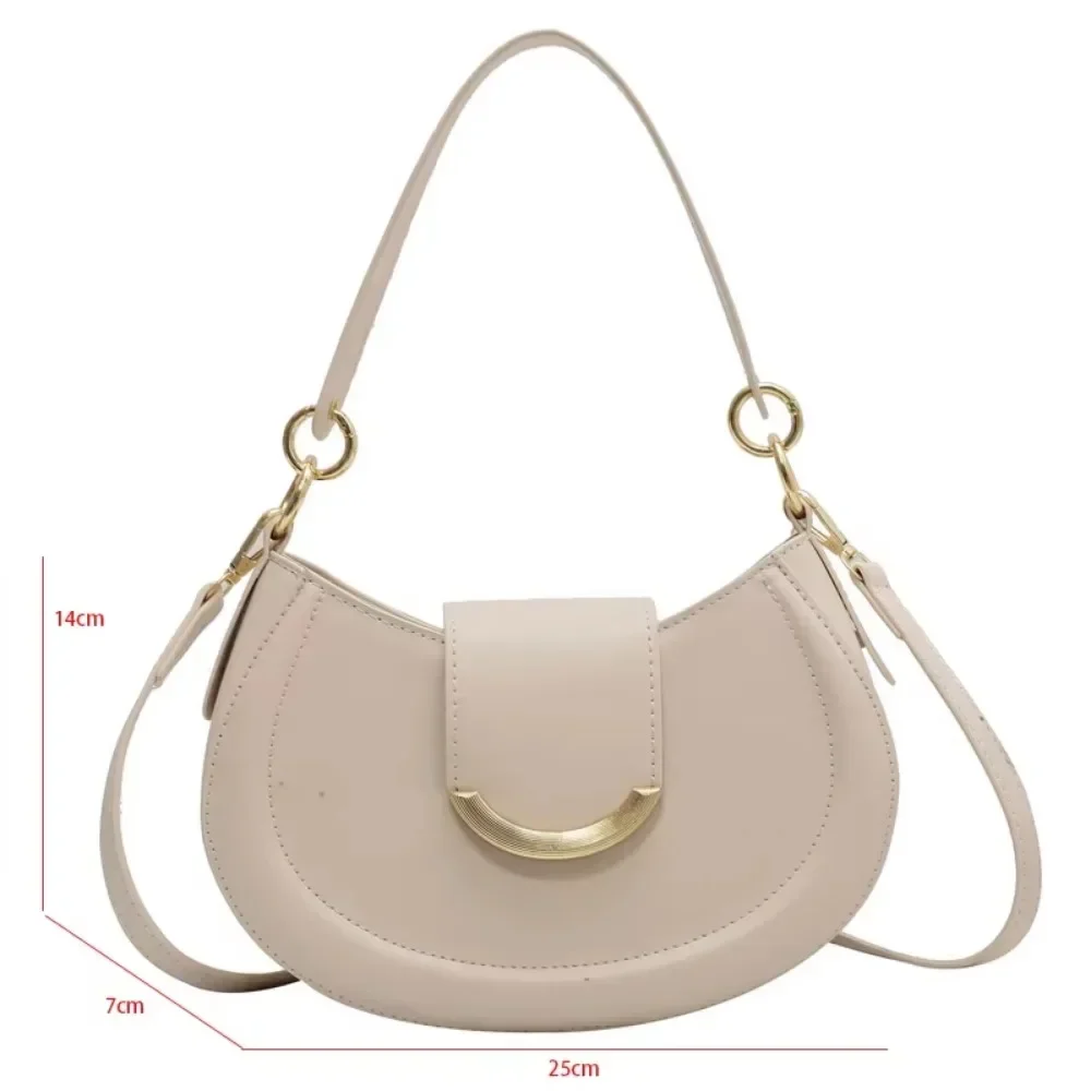 Armpit Shoulder Side Bags for Women 2024 Designer Trend Leather Small Underarm Crossbody Handbags and Purses Bags for Women