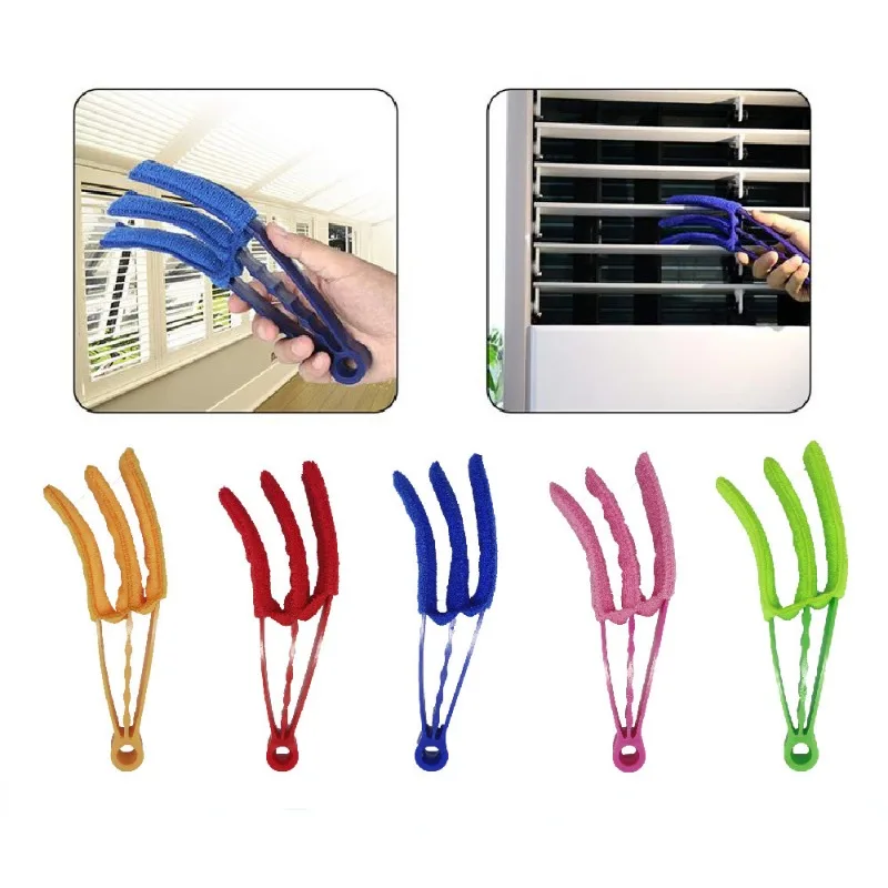 Mini Dust Blind Cleaner Car Vent Window Blind Detail Brush Keyboard Cleaner Hand Held Magic Brush Duster Auto Supplies