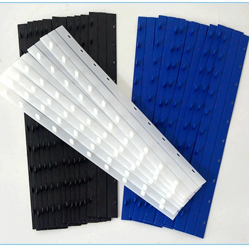 10PCS/LOT Black Blue Plastic Binding Strips 3-35mm(20-325sheets) 10 Holes A4 Comb Binding Machine Suppliers plastic binders