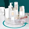 1Pc/Light Luxury Rotatable Cosmetics Storage Box Acrylic Storage Tray Desktop Dressing Table Skin Care Product Perfume Storage R 4