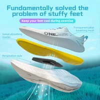 ONEMIX – nouvelles chaussures de course décontractées, respirantes, légères, pour hommes et femmes, chaussures de sport pour la salle de sport et l'extérieur, avec coussinets 4
