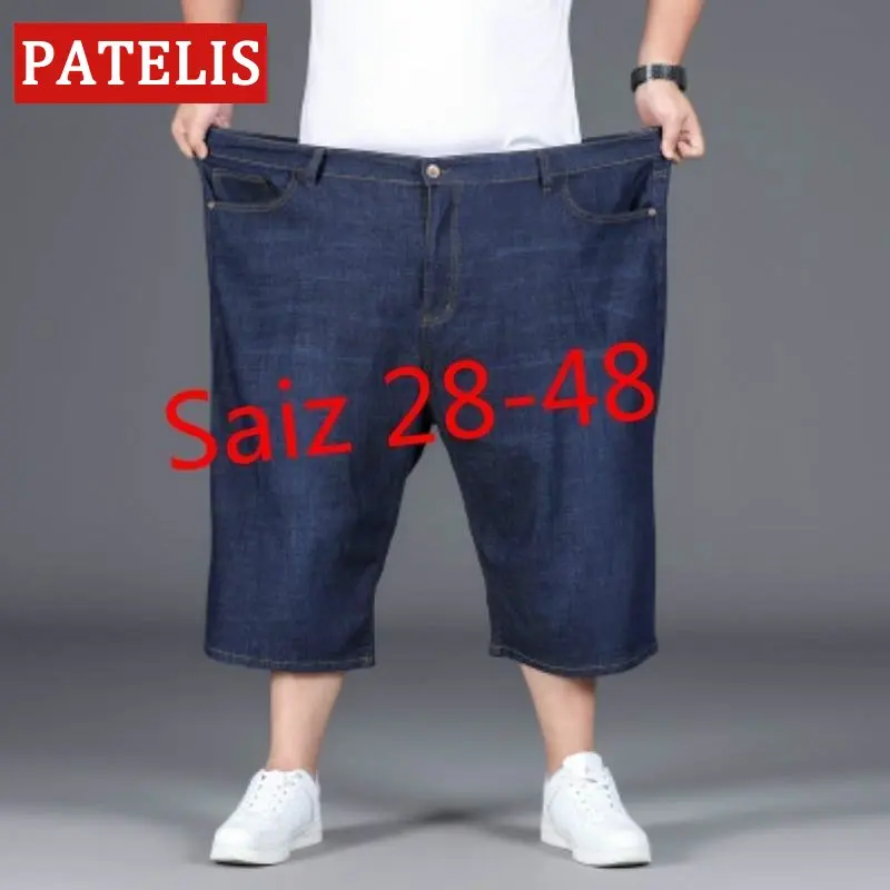 Denim Pants Men's Plus Size Short Jeans Size 28-50