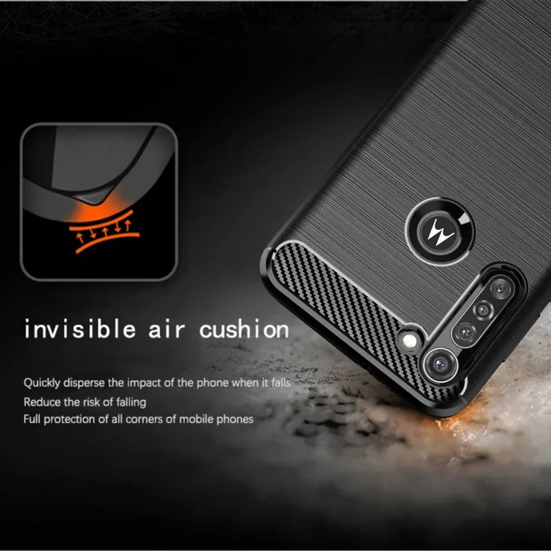 Shockproof Silicone Carbon Fiber Case – Enhanced Protection