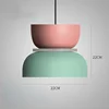 Modern Macaron Pendant Lamp Led Chandeliers Hanging Light Living Study Bar Dining Room Bedside Bedroom Lighting Decor Furniture 6