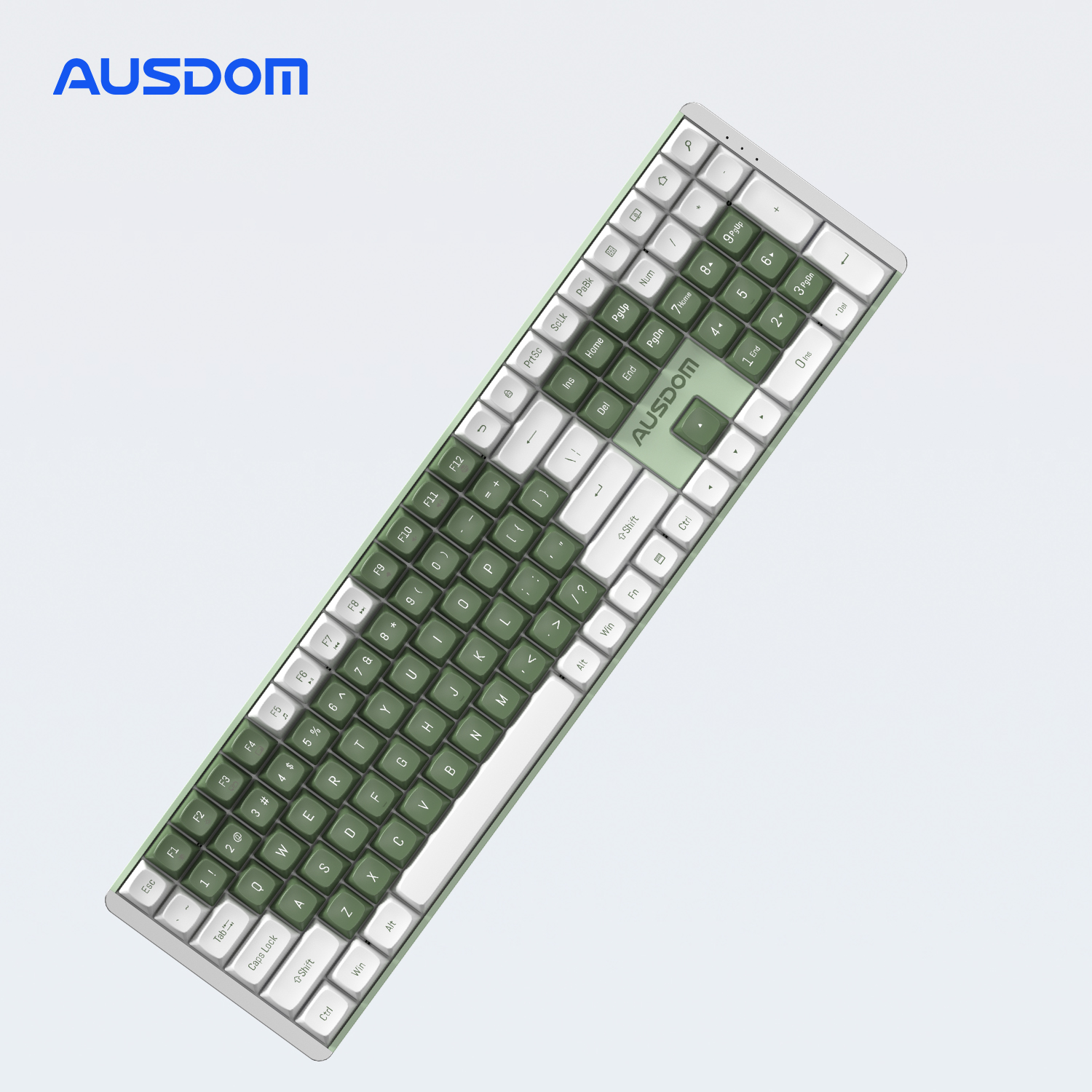 AUSDOM Hola111 Mechanical Keyboard 111 Full Key TTC PBT Keycaps 2.4G Wireless Gaming Esports Home Office Keyboard For Windows PC