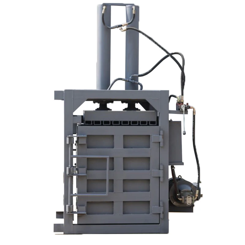 Vertical Semi-automatic Hydraulic Packer /Waste Paper Baler Of Garbage Station /Waste Cloth Waste Compressor and the Controller 5