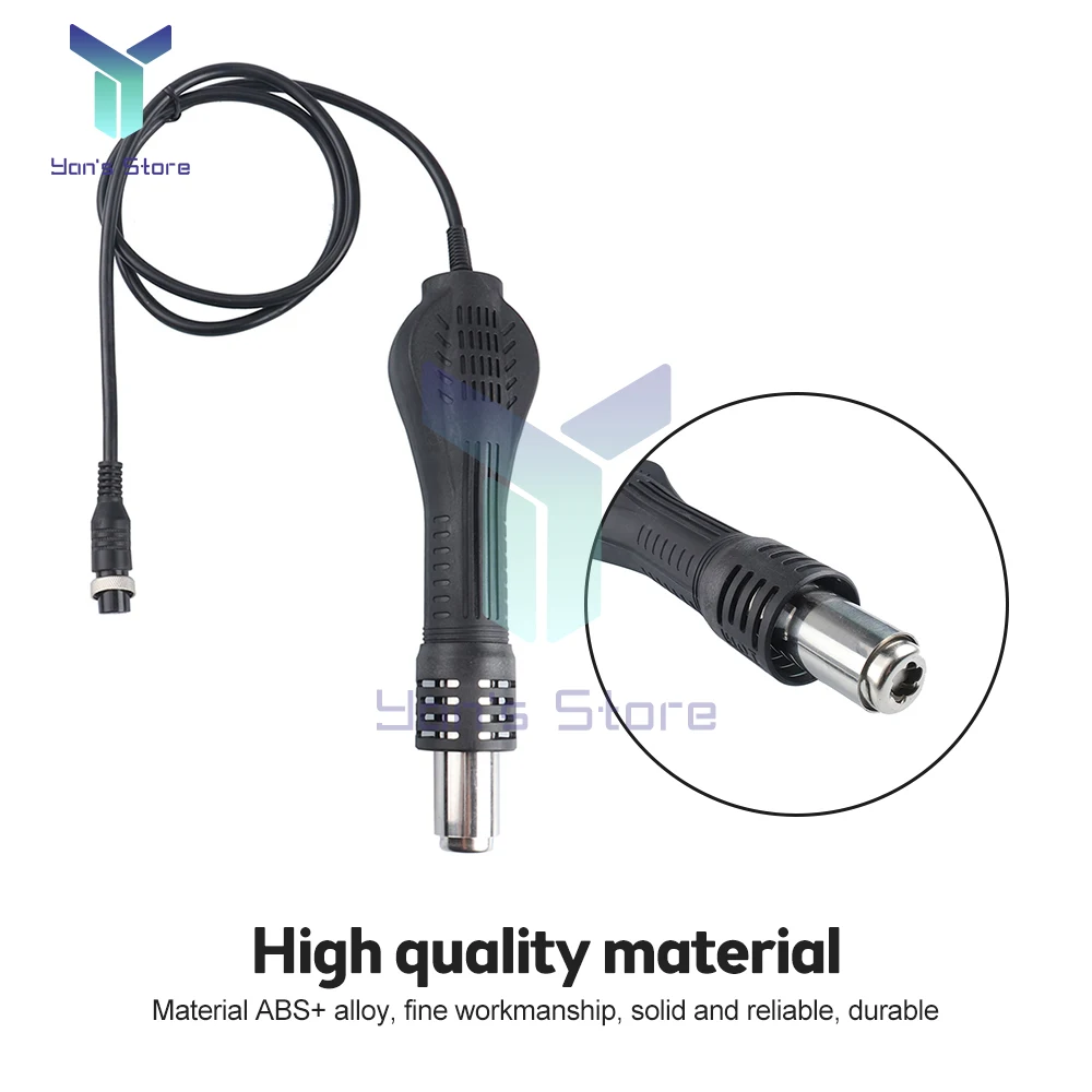 8-Hole Hot Air Gun Handle Is Suitable For 858 878 858D 878A BGA Rework Welding Gun Special Hot Air Gun 12V 24V 4