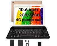 Hot Sales 2GRAM+32GB ROM 4G Phone Call Android 8.1 Tablet PC 10.6 INCH CT101 MTK9797 CPU 1920 x 1200 IPS Screen 2xSIM Card 1