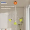 1/3pcs Badminton Trainer Automatic Retractable Rebound Single Player Badminton Trainer Reaction Training Wall Mounted Badminton 2