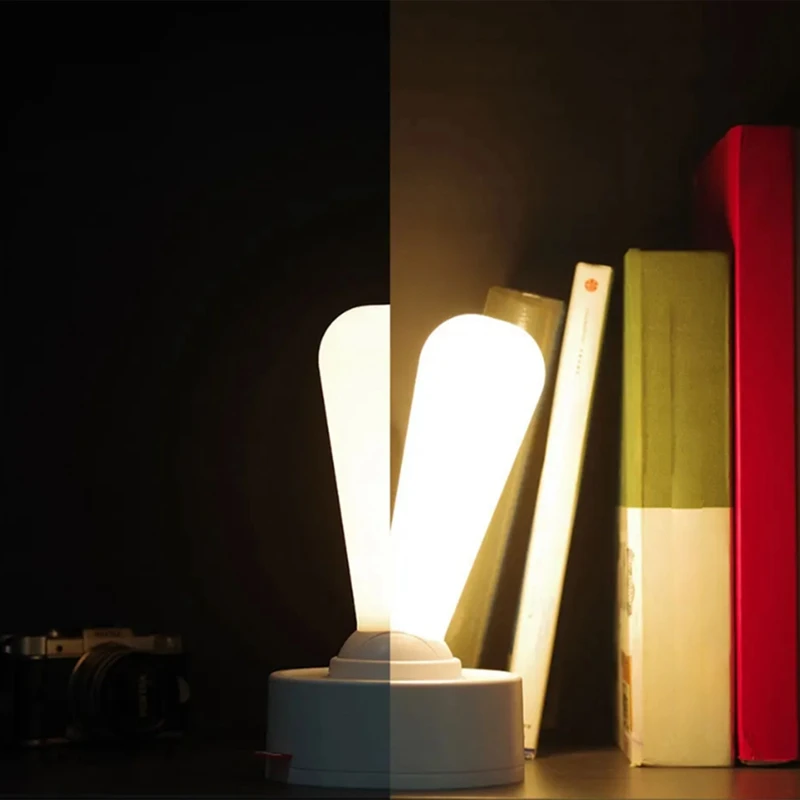 Toggle Rocker Light USB Indoor Bedroom Bedside Atmosphere Light LED Simple Silicone Wiring-Free Dimmable Wall