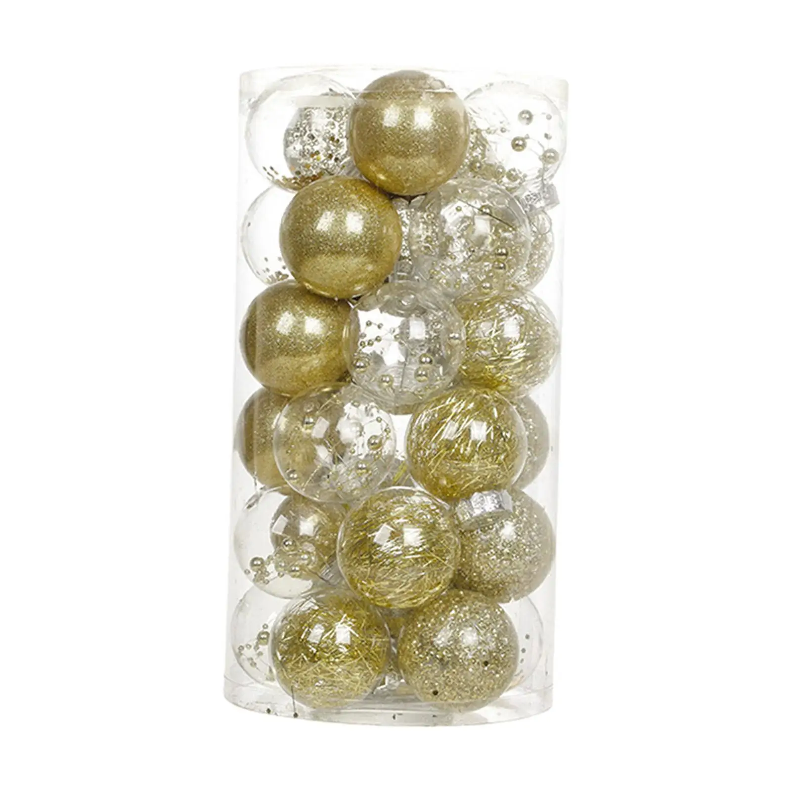 thumbnail image 1 of 30 piezas de adornos de bolas de Navidad, decoraciones colgantes para árboles de Navidad, 6 cm, 1 of 5