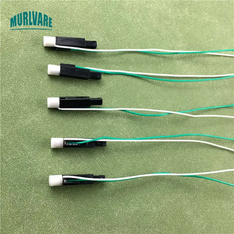 10Pcs Lighter Flamethrower Ignition Electronic Cassette Furnace Accessories 2 Wires Piezoelectric Igniter
