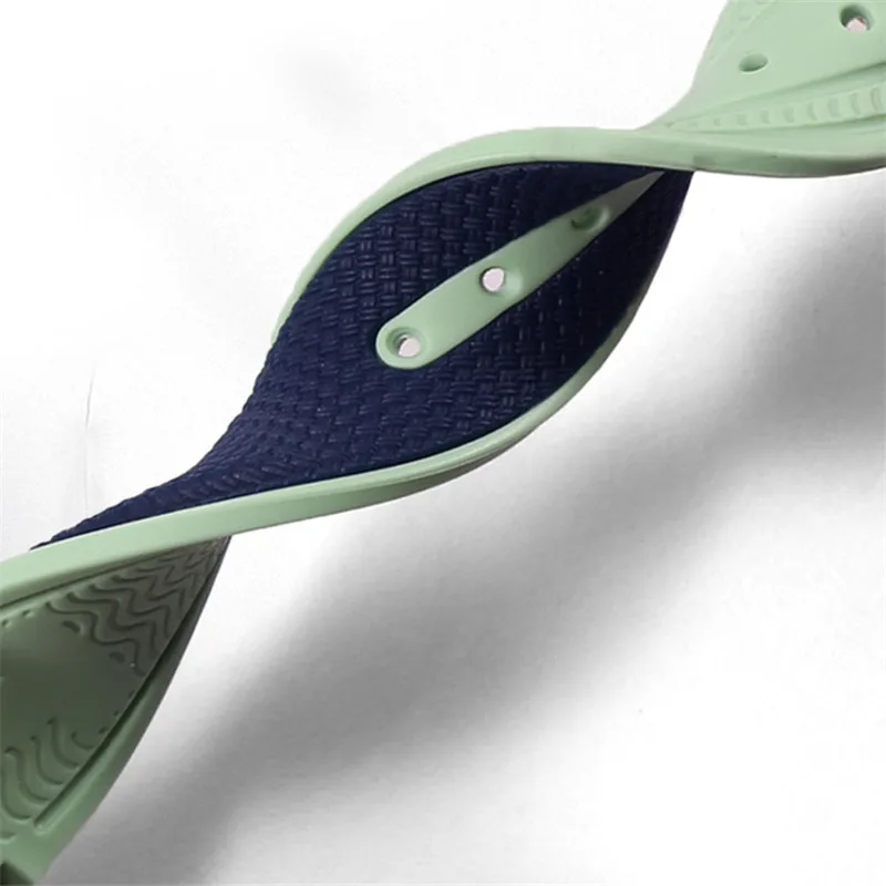 Waterproof Sports Watch Bracelet with 20mm Curved Rubber Strap and Buckle