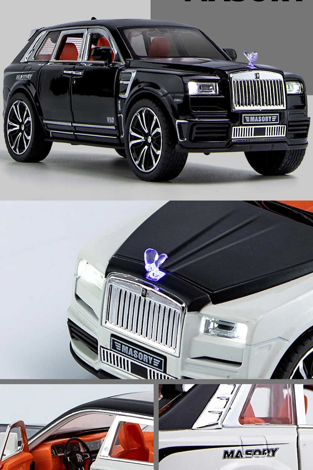 Rolls Royce Cullinan MASORY SUV 1:32 Ölçekli 