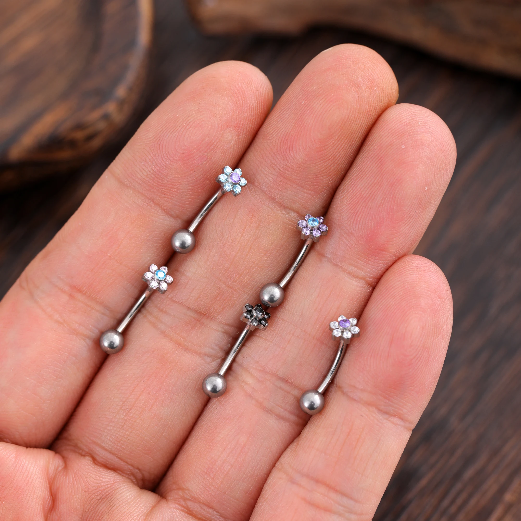 Titanium Zirkoon Navel Piercing for Women
