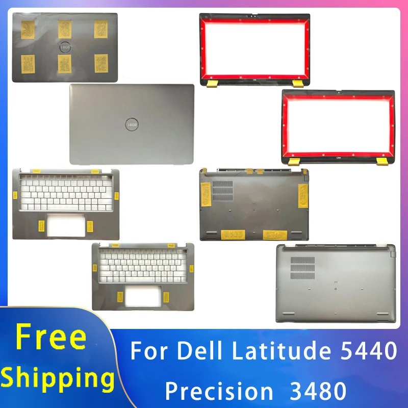 

New For Latitude 5440 Precision 3480;Replacement Laptop Accessories Lcd Back Cover/Front Bezel/Palmrest/Bottom With LOGO