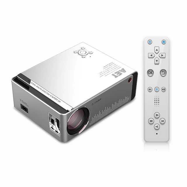 Yyhc 4K Capacità Di Decodifica Proiettore Smart Tv 1080P Mini Proiettore Proiettore Android Tv