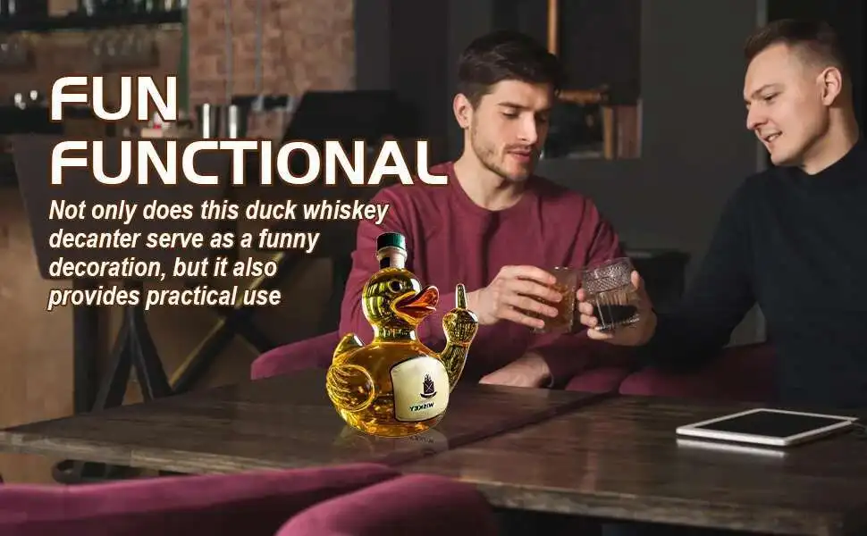 Funny Whiskey Duck Bottle