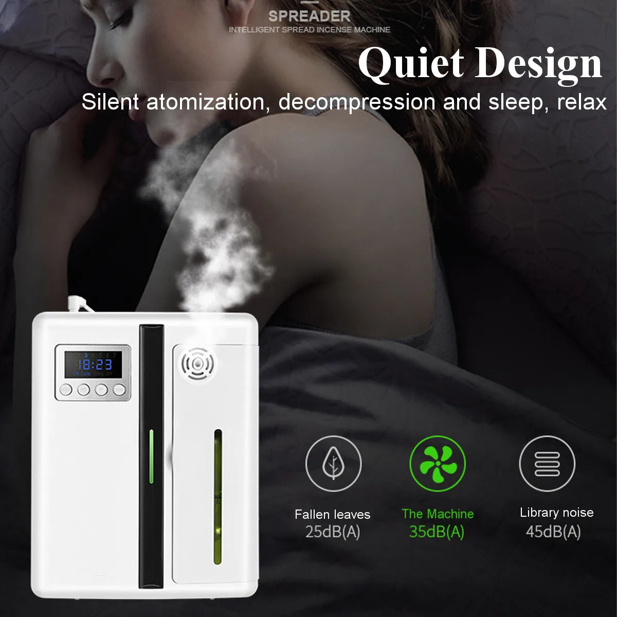 Diffuseur d'aroma automatique avec minuterie pour maison bureau_voghion.com