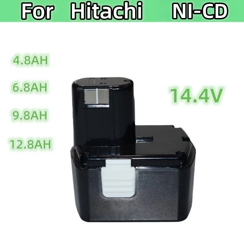 

14.4V 4.8/6.8/9.8/12.8AH NI-CD Replacement Rechargeable Battery For Hitachi EB1412 EB1414S EB1426 EB1424 EB1430 EB14B