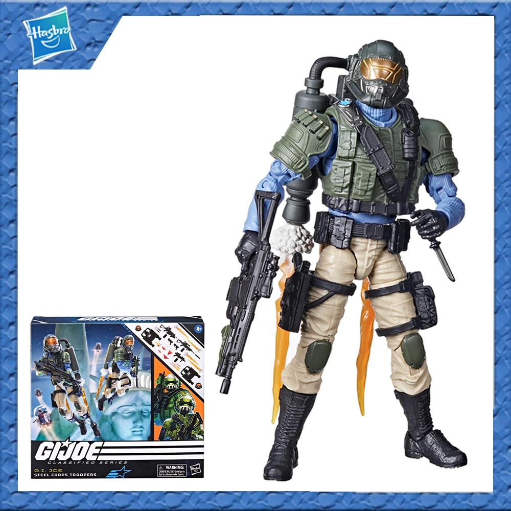 

Original Hasbro G.I.JOE Classified Series Steel Corps Trooper 6 Inches 16Cm Action Figure Model Kid Toy Birthday Gift Collection