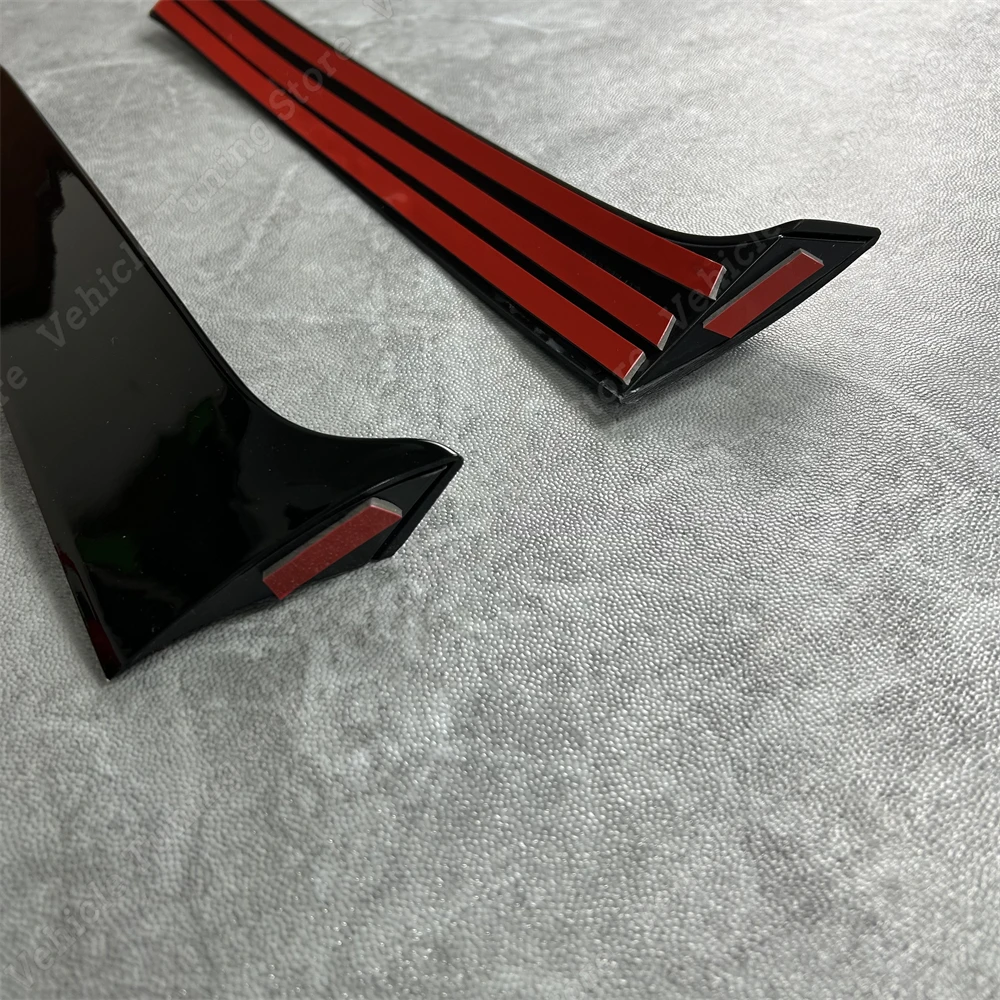 Paar glänzend schwarz Auto Heckscheibe Seite Spoiler Heckflügel für VW Golf  7 Variante Wagen abs Body Kit Splitter Canards Zubehör - AliExpress