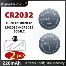  220mAh CR2032 3V Lithium Battery CR 2032 DL2032 ECR2032 For Watch, Toy, Calculator, Car Key Remote Control, Button Coin Cells 