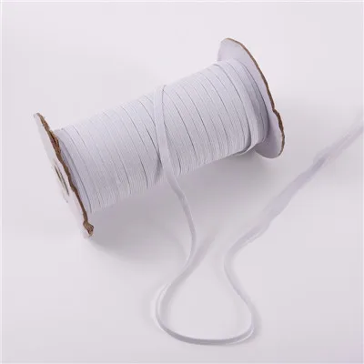 Colorful Flat Elastic Bands - High Stretch Spandex Ribbon for Sewing and Garment Accessories