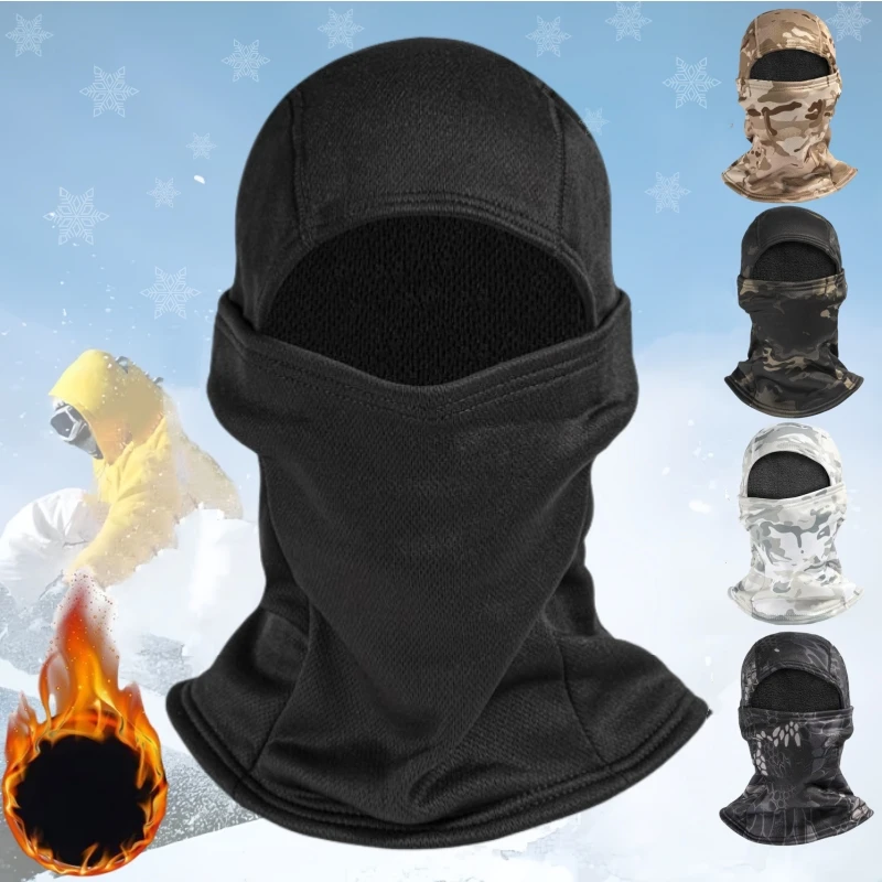 Winter Ski Cycling Face Mask Fleece Balaclava Polar Fleece Helmet Inner Cap