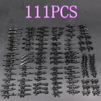 MOC Weaponry Rifle Pistol Equipment Set Guns Military Weapons Compatible Figures Building Block Brick Mini Children Toys Hobbies 1