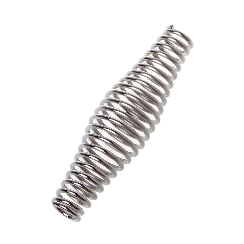 Stainless Steel BBQ Pit Grill Handle Spring Stove Smoker Elasticity Steel Roll Barbecue Accessories