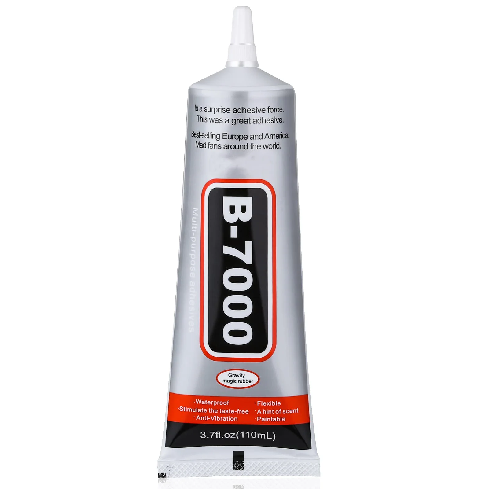 Versatile Clear & Black Waterproof Craft Adhesive