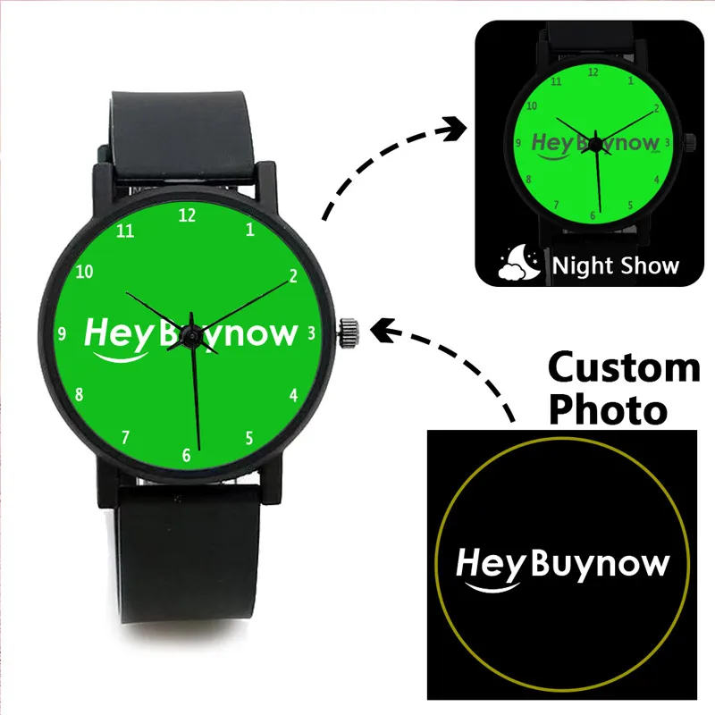 Quartz Watch Personalized Photo Printing Quartz Watch for Men and Women